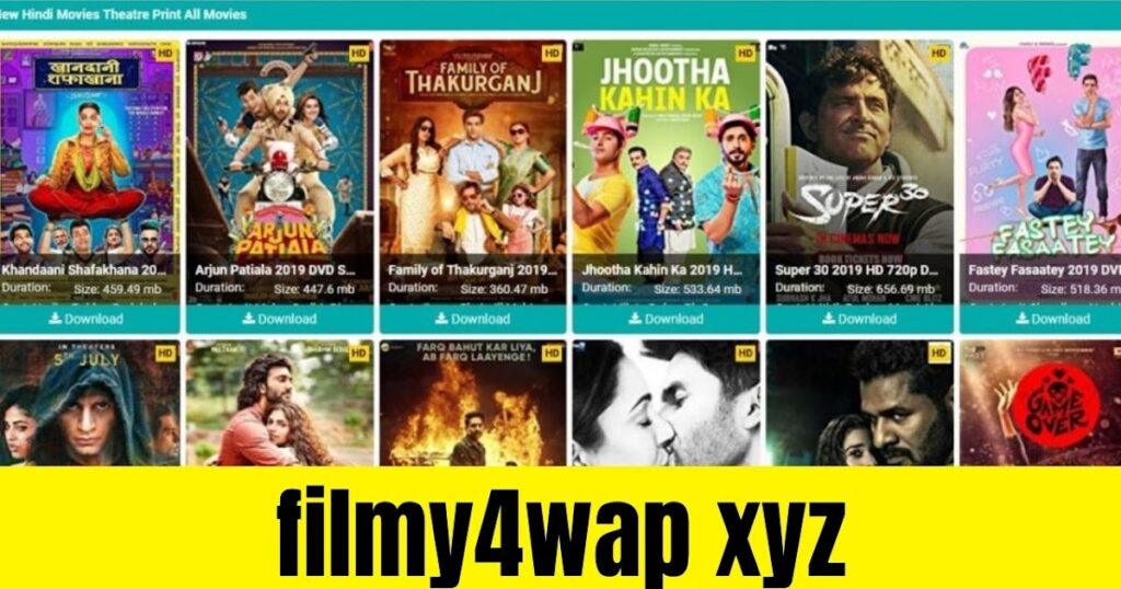 Filmy4wap – Bollywood HD Movies Download Filmy4wap xyz Illegal Website News and Updates